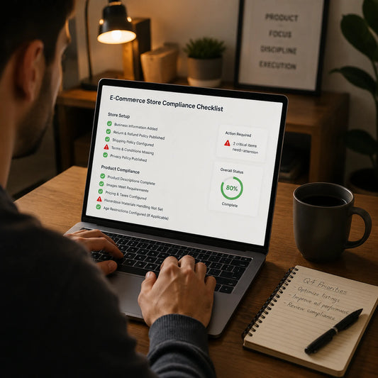 Trademark applicant reviewing a Section 2(d) diagnostic checklist on a laptop